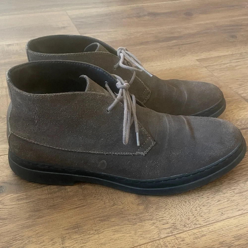 Calvin Klein Men’s Rueben Brown Suede Chukkah Boots Size‎ 10.5